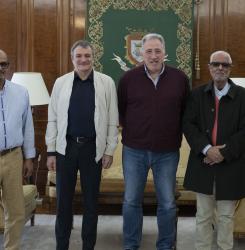 Reunión con el delegado en la región del Frente Polisario en Navarra