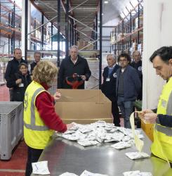 visita al banco de alimentos