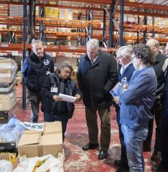 visita al banco de alimentos