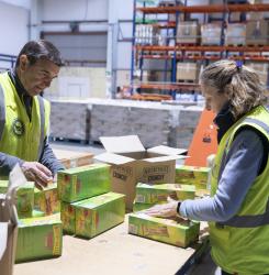 visita al banco de alimentos