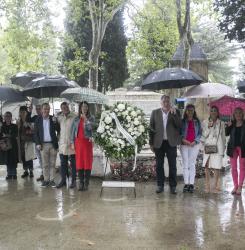 Homenaje mausoleo Pablo Sarasate