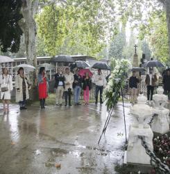 Homenaje mausoleo Pablo Sarasate