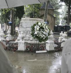 Homenaje mausoleo Pablo Sarasate