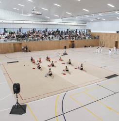Inauguración polideportivo Buztintxuri