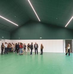 Inauguración polideportivo Buztintxuri