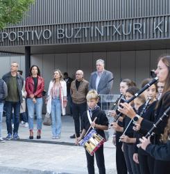 Inauguración polideportivo Buztintxuri