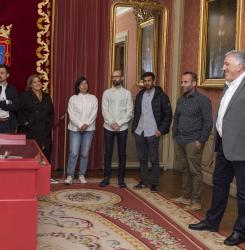 Foto visita arquitectos a Sarasate