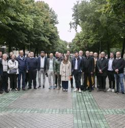 Foto visita arquitectos a Sarasate
