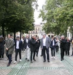 Foto visita arquitectos a Sarasate