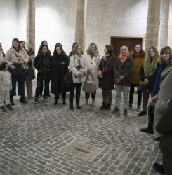 Visita exposición sobre Centro de Interpretación de la Pelota Vasca