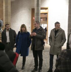 Visita exposición sobre Centro de Interpretación de la Pelota Vasca