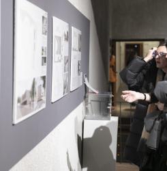 Visita exposición sobre Centro de Interpretación de la Pelota Vasca