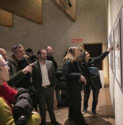 Visita exposición sobre Centro de Interpretación de la Pelota Vasca