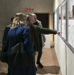 Visita exposición sobre Centro de Interpretación de la Pelota Vasca