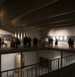 Visita exposición sobre Centro de Interpretación de la Pelota Vasca