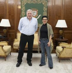 reunión alcaldesa Ansoáin