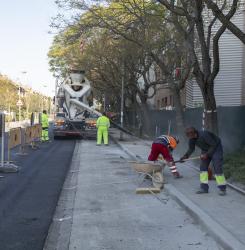Visita obras caminabilidad Mendillorri