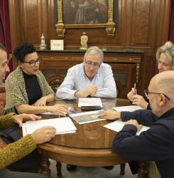 reunión alcaldesa Ansoáin
