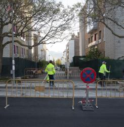 Visita obras caminabilidad Mendillorri