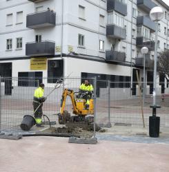 obras renaturalización calle Urzainqui
