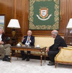 REUNION ALCALDE ASIRON CON PRESIDENTE DEL TSJN