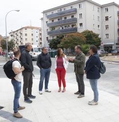 visita caminabilidad calle Ansoáin