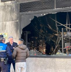 visita al incendio en marcelo celayeta