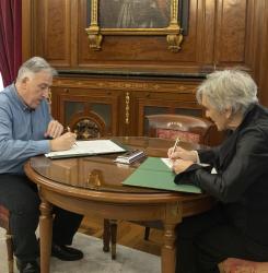 Firma convenio Museo Oteiza
