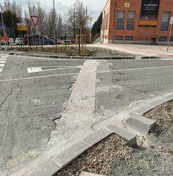 asfaltado de la calle Fuente del Hierro