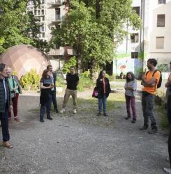 Visita paseo barrio 