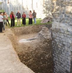 excavaciones de la ronda del Obispo Barbazán
