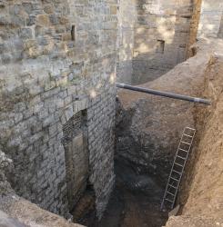 excavaciones de la ronda del Obispo Barbazán