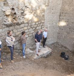 excavaciones de la ronda del Obispo Barbazán