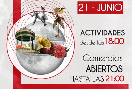 cartel la noche en blanco y rojo