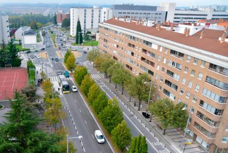 Imagen de la avenida Pío XII.