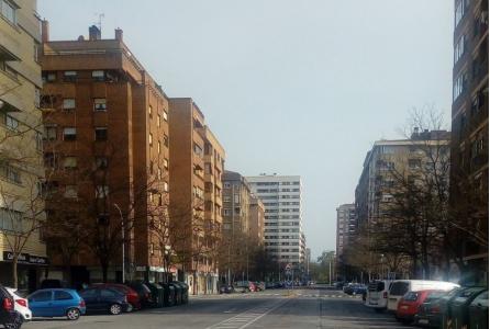 Calle vacía Pamplona