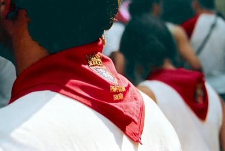 detalle pañuelo San Fermín