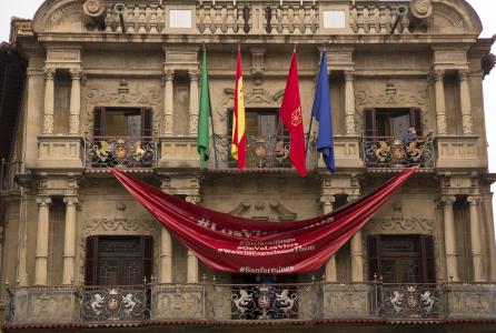 recogida lona no san fermin
