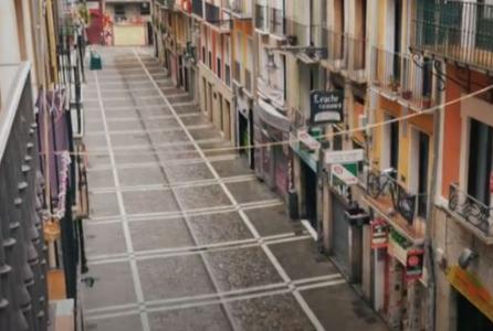 Encierro calle vacía