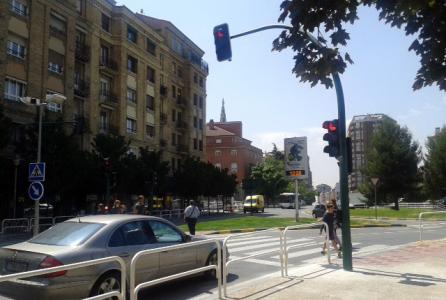 instalaciones que regulan el tráfico en Pamplona
