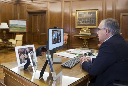 reunión telemática con representantes de asociaciones de hostelería