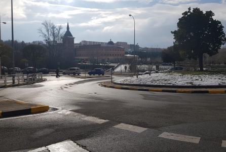 Limpieza nieve ciudad