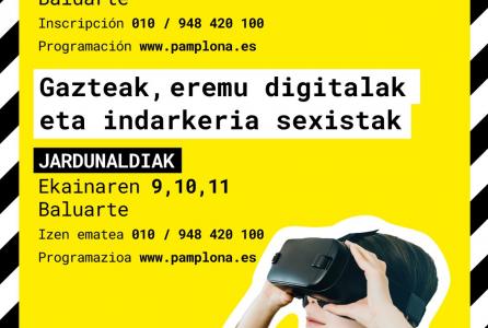 Cartel Jornadas jovenes, entornos digitales y vilencias sexistas