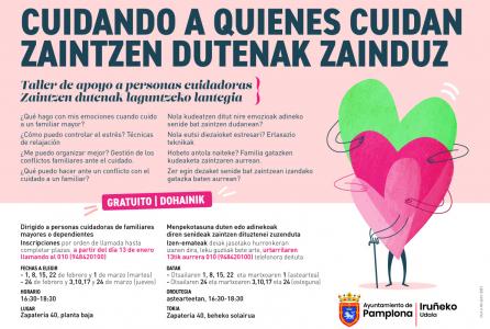Cartel taller cuidados