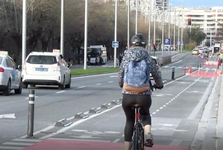 Carril bici avenida del Ejército