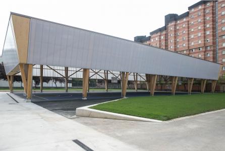 patio cubierto CPEIP Ermitagaña