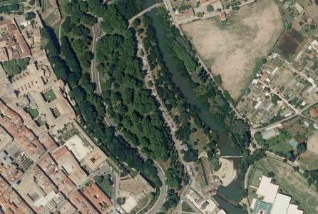 Zona del Club Natación desde el aire