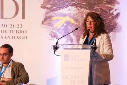 Carmen Alba, en el Iacobus Mundi Encuentro