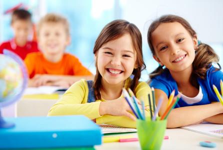 niñas en la escuela