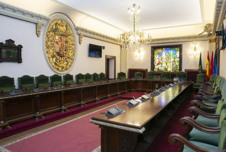 Fotografía del salón de plenos